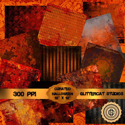 Curated Halloween 12" x 12" Halloween Papers